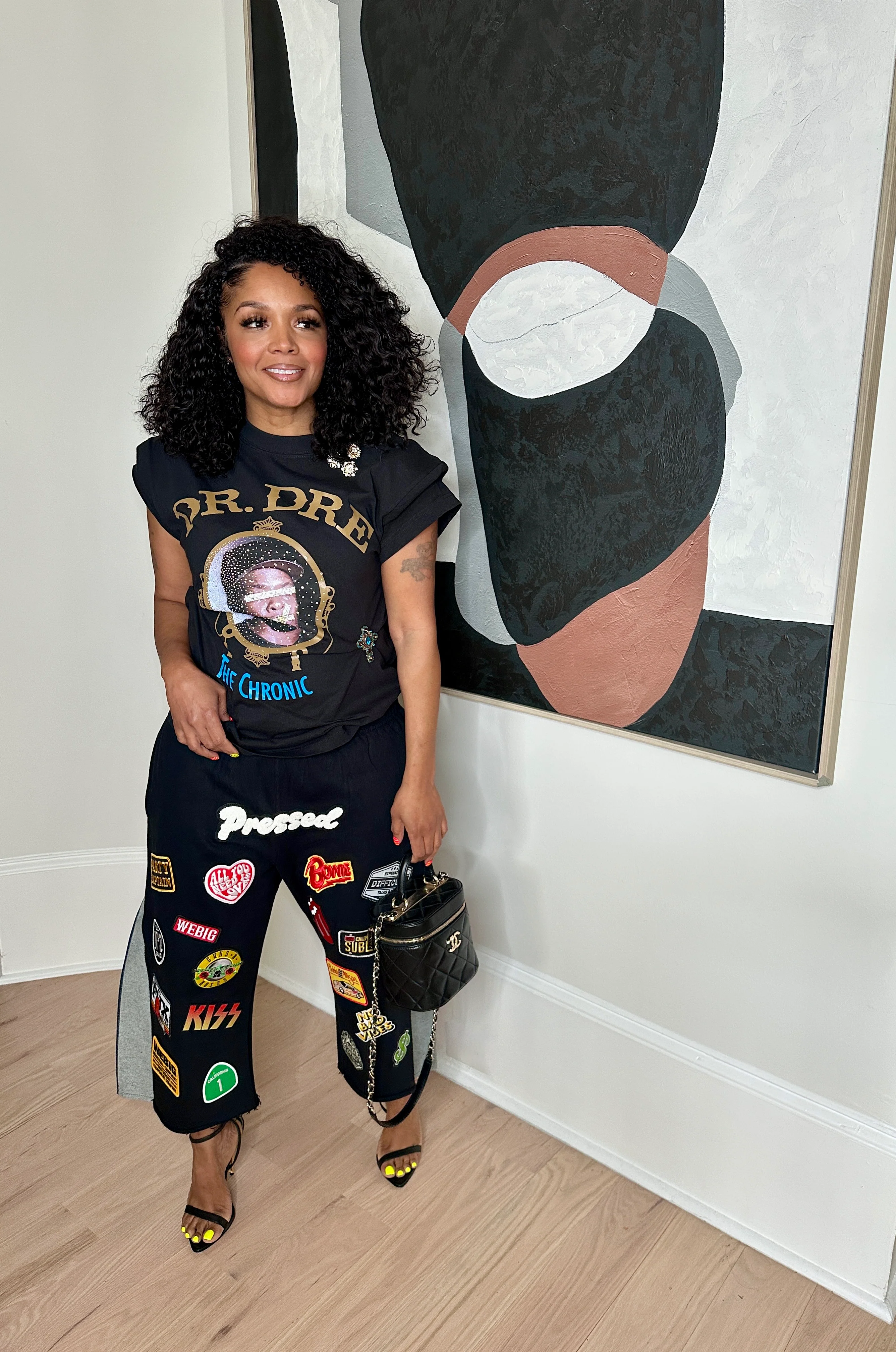 All Over Patch & Denim Jorts - Image 3