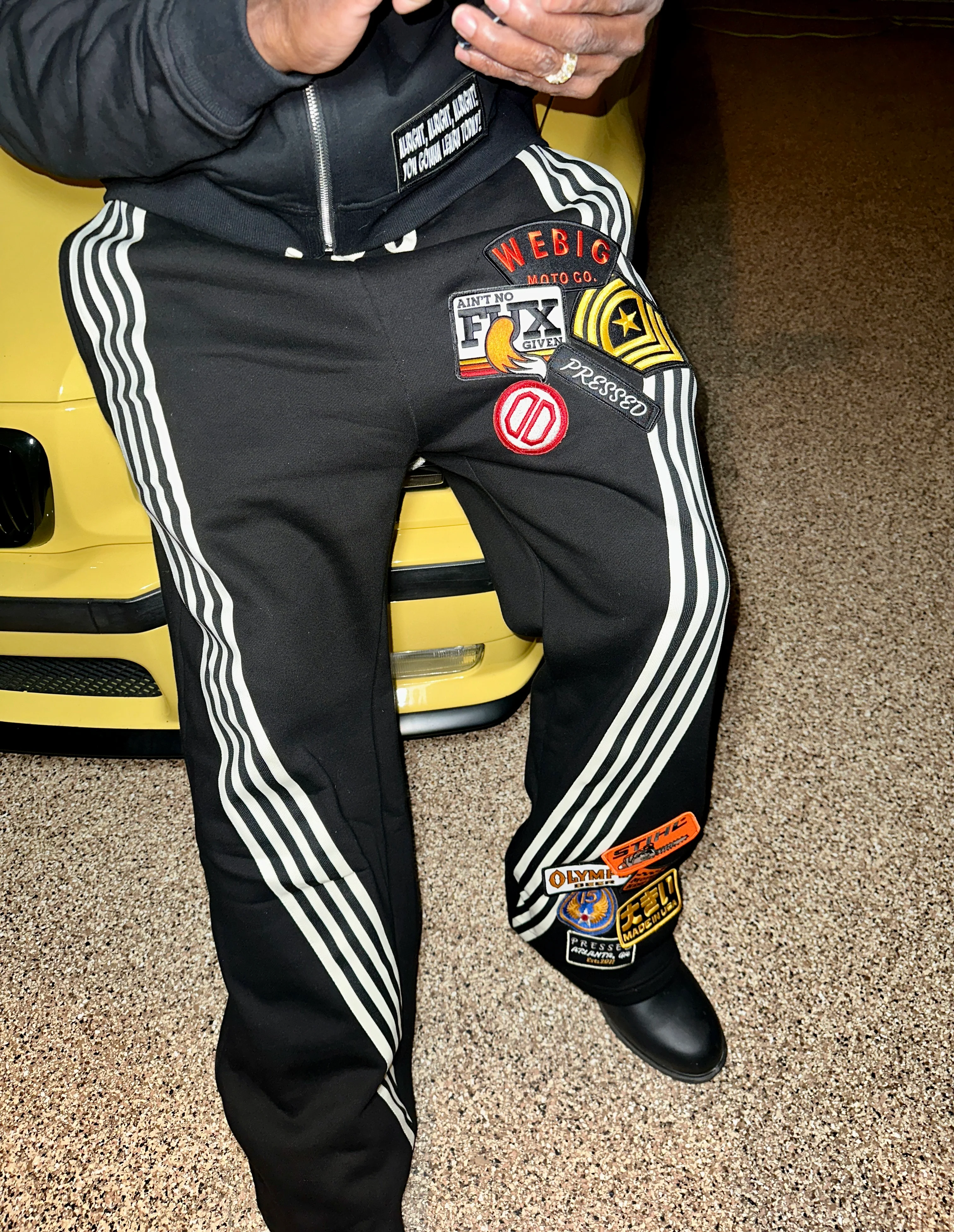 Patch & Lined Sweats - Image 10