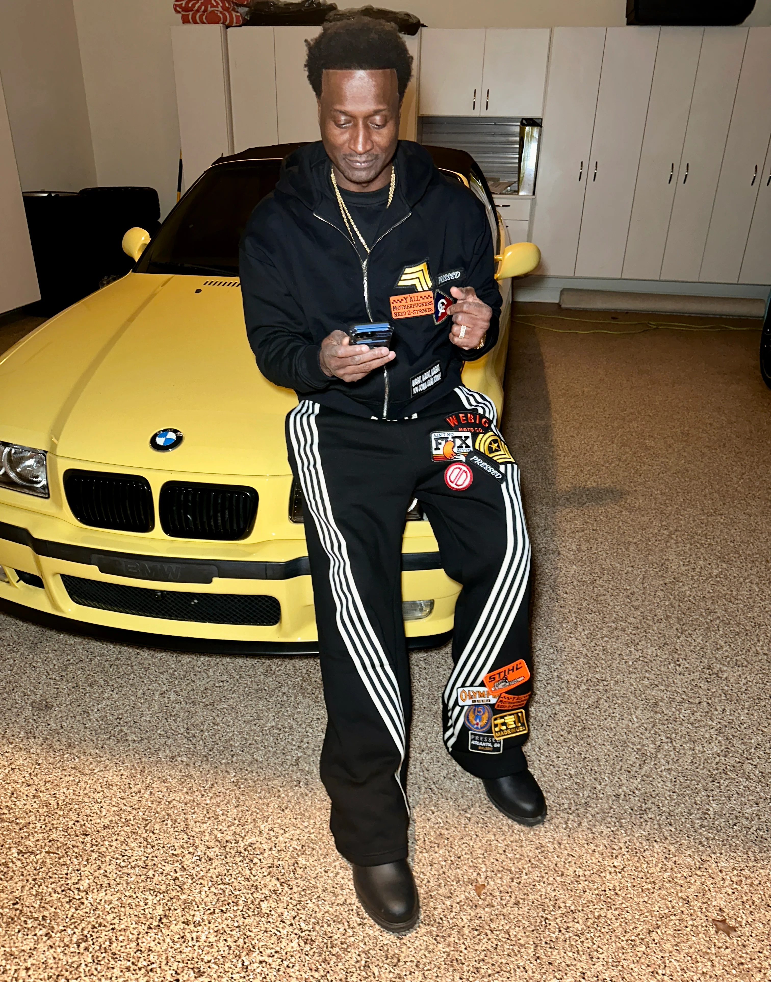 Patch & Lined Sweats - Image 5