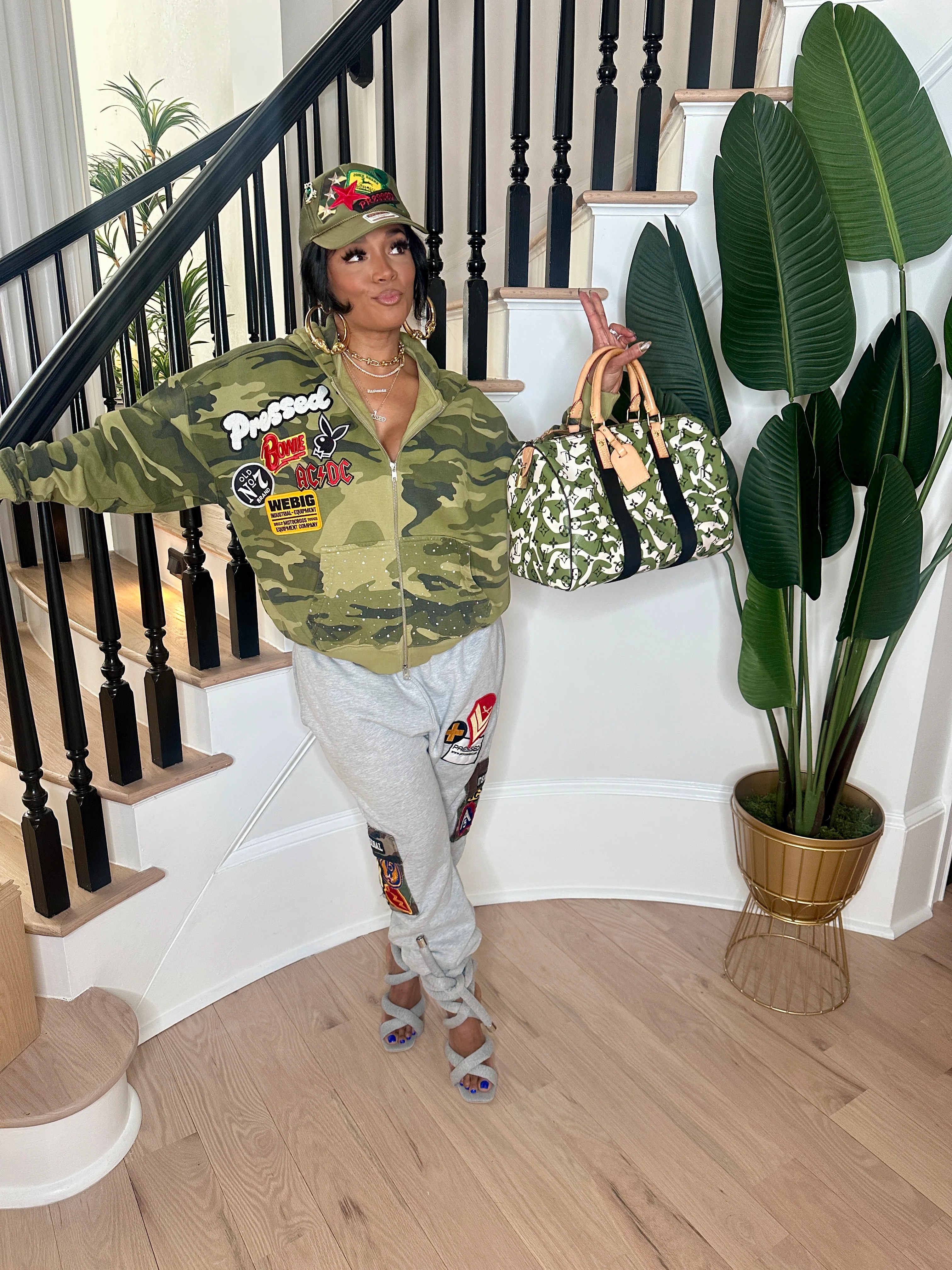 Pressed Camo Hoodie - Image 4